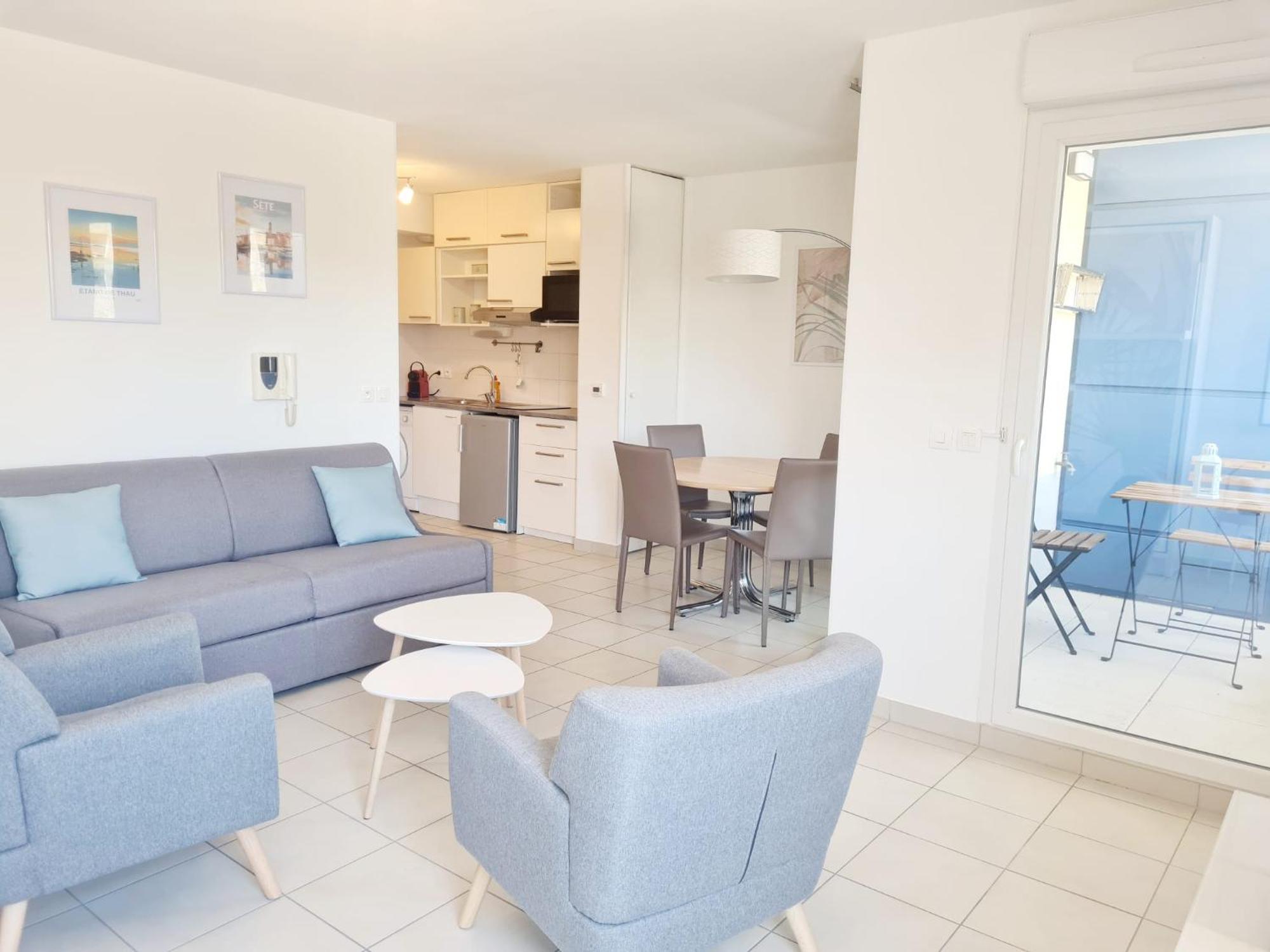Studio A La Mer Avec Piscine Sète Buitenkant foto